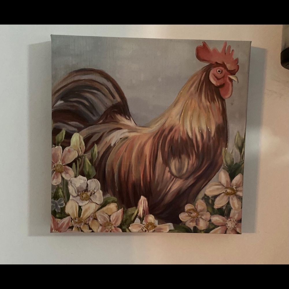 Farmhouse Rooster Canvas
